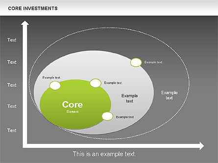 핵심 투자 다이어그램, 슬라이드 15, 00669, 비즈니스 모델 — PoweredTemplate.com