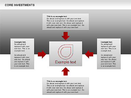 Core Investments Diagram, Slide 2, 00669, Business Models — PoweredTemplate.com