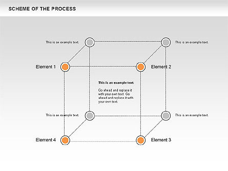 Scheme of Process, Slide 5, 00675, Process Diagrams — PoweredTemplate.com