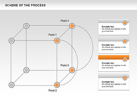 Schema de processo, Deslizar 6, 00675, Diagramas de Processo — PoweredTemplate.com