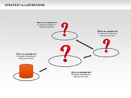 Estrategia con Cilindros Diagrama, Diapositiva 5, 00676, Diagramas de la etapa — PoweredTemplate.com