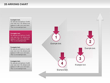 Arrows Efficiency Chart, Slide 9, 00677, Shapes — PoweredTemplate.com
