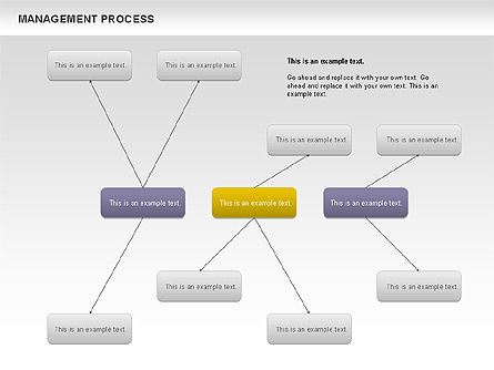 Management Process Flowchart, Slide 6, 00680, Process Diagrams — PoweredTemplate.com