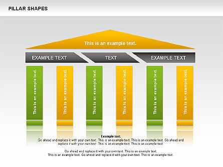 Formes du pilier, Diapositive 7, 00681, Graphiques organisationnels — PoweredTemplate.com