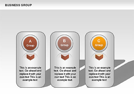 Grupo de negócios, Deslizar 11, 00683, Modelos de Negócio — PoweredTemplate.com
