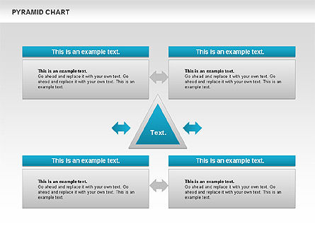 Graphique Pyramide, Diapositive 11, 00685, Graphiques organisationnels — PoweredTemplate.com