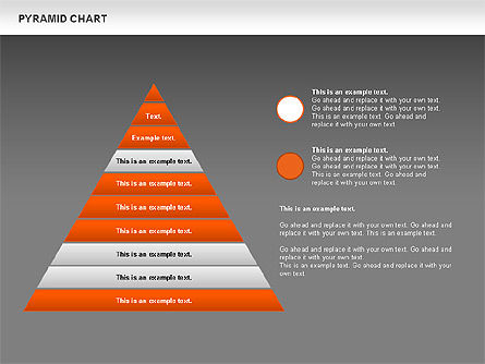Graphique Pyramide, Diapositive 12, 00685, Graphiques organisationnels — PoweredTemplate.com