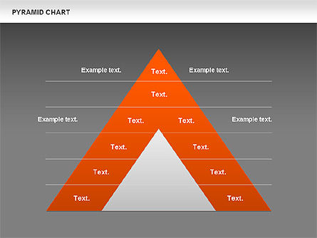 Pyramid Chart, Slide 15, 00685, Organizational Charts — PoweredTemplate.com