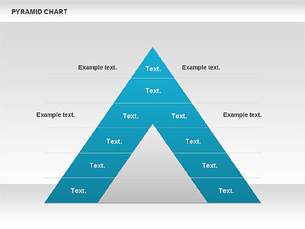 Gráfico de la pirámide, Diapositiva 7, 00685, Organigramas — PoweredTemplate.com