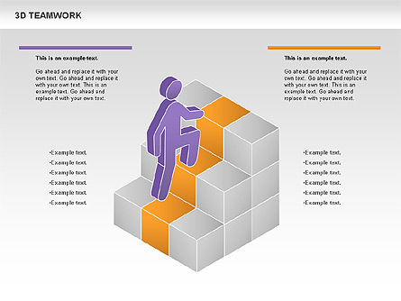 3D-Teamwork-Diagramm, Folie 4, 00686, Business Modelle — PoweredTemplate.com