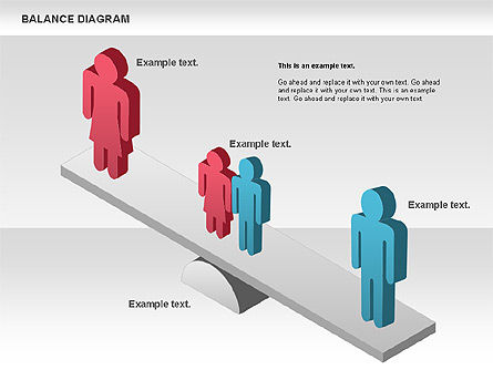 Diagram Keseimbangan, Slide 2, 00688, Model Bisnis — PoweredTemplate.com