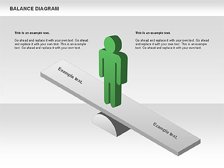 Diagramme de bilan, Diapositive 3, 00688, Modèles commerciaux — PoweredTemplate.com