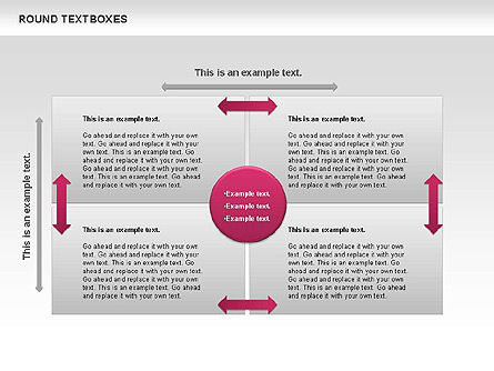 Tables et zones de texte, Diapositive 3, 00690, Boîtes de texte — PoweredTemplate.com