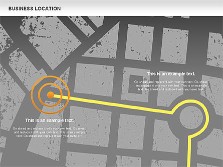 Business Location, Slide 12, 00691, Silhouettes — PoweredTemplate.com