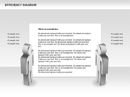 Diagramme d'efficacité, Diapositive 10, 00697, Modèles commerciaux — PoweredTemplate.com