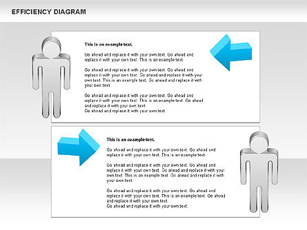 Efficiency Diagram, Slide 6, 00697, Business Models — PoweredTemplate.com