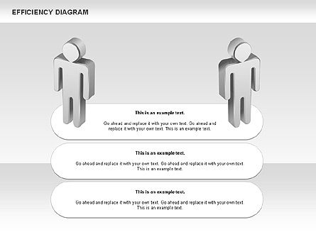 Diagrama de Eficiencia, Diapositiva 8, 00697, Modelos de negocios — PoweredTemplate.com