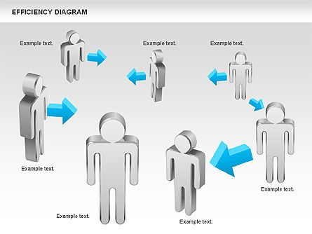 Diagramme d'efficacité, Diapositive 9, 00697, Modèles commerciaux — PoweredTemplate.com
