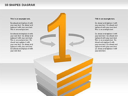 Diagram Kepemimpinan, Gratis Templat PowerPoint, 00703, Model Bisnis — PoweredTemplate.com
