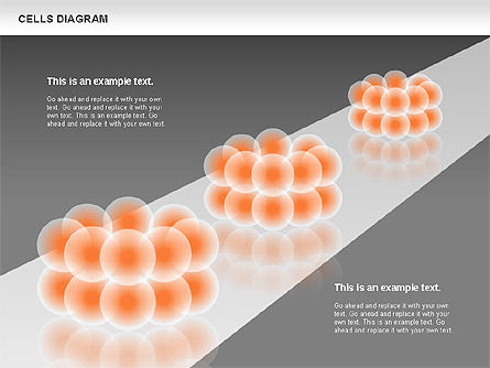 Diagramme des cellules, Diapositive 11, 00705, Modèles commerciaux — PoweredTemplate.com
