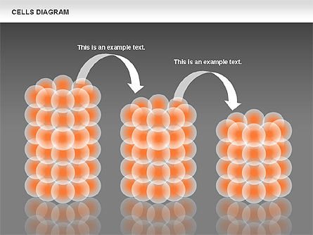 Diagramme des cellules, Diapositive 14, 00705, Modèles commerciaux — PoweredTemplate.com