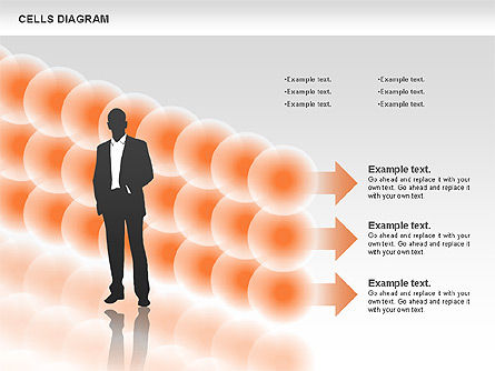 Cells Diagram, Slide 6, 00705, Business Models — PoweredTemplate.com