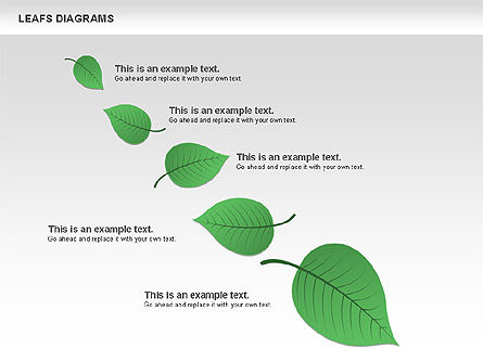 Diagramme des feuilles, Diapositive 7, 00707, Schémas d'étapes — PoweredTemplate.com