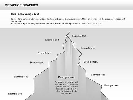 Graphiques de métaphore, Diapositive 10, 00710, Formes — PoweredTemplate.com