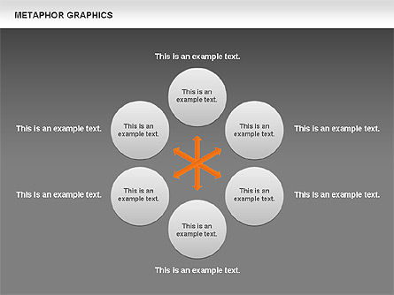 Graphiques de métaphore, Diapositive 12, 00710, Formes — PoweredTemplate.com