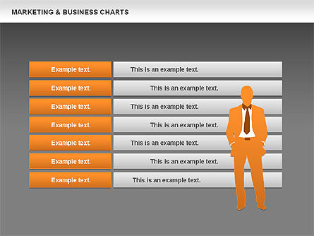 Marketing & gráficos de negócios, Deslizar 14, 00712, Diagramas de Processo — PoweredTemplate.com