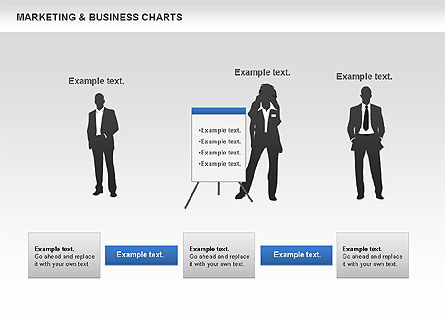Marketing & gráficos de negócios, Deslizar 2, 00712, Diagramas de Processo — PoweredTemplate.com