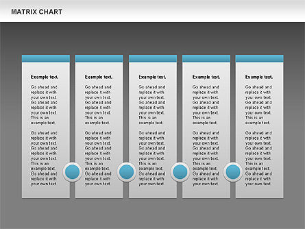 Matrix chart, Deslizar 13, 00713, Gráficos Matriciais — PoweredTemplate.com