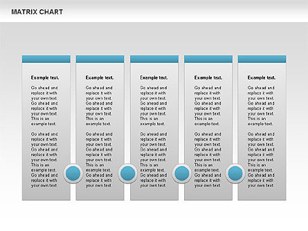 행렬 차트, 슬라이드 3, 00713, 매트릭스 차트 — PoweredTemplate.com