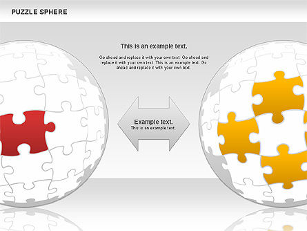 Diagrama de esfera, Deslizar 2, 00715, Diagramas em Puzzle — PoweredTemplate.com