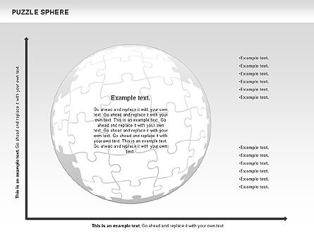 Puzzle-Sphären-Diagramm, Folie 6, 00715, Puzzle-Diagramme — PoweredTemplate.com