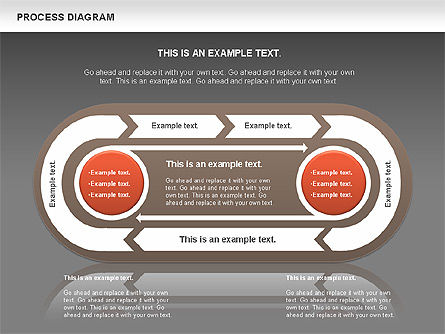 Diagrama de proceso, Diapositiva 11, 00716, Diagramas de proceso — PoweredTemplate.com