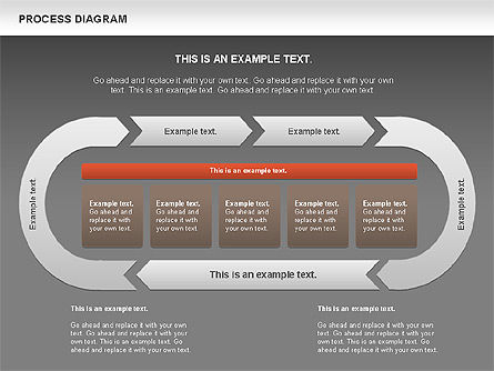 Diagrama de proceso, Diapositiva 13, 00716, Diagramas de proceso — PoweredTemplate.com