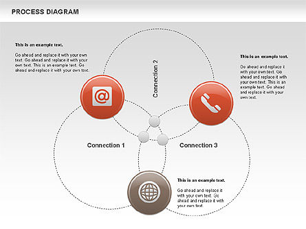 Diagrama de proceso, Diapositiva 7, 00716, Diagramas de proceso — PoweredTemplate.com