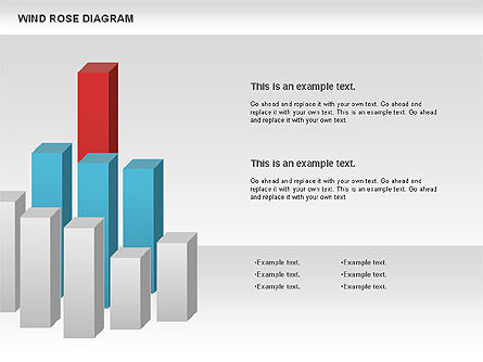 Diagrama de Windrose, Diapositiva 9, 00727, Modelos de negocios — PoweredTemplate.com