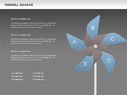 Windmill Diagram, Slide 12, 00728, Business Models — PoweredTemplate.com