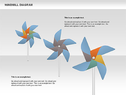 Windmill Diagram, Slide 9, 00728, Business Models — PoweredTemplate.com