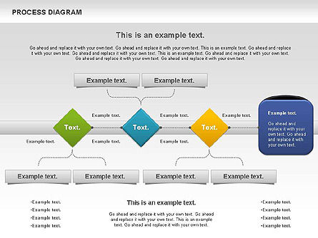 Process Timeline Diagram, 00730, Process Diagrams — PoweredTemplate.com