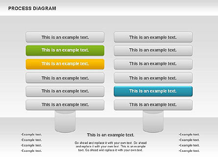 Process Timeline Diagram, Slide 2, 00730, Process Diagrams — PoweredTemplate.com