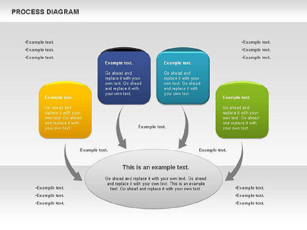 Process Timeline Diagram, Slide 3, 00730, Process Diagrams — PoweredTemplate.com