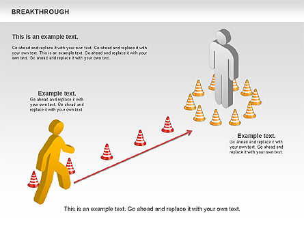 Breakthrough Cones Diagram, Slide 12, 00732, Business Models — PoweredTemplate.com