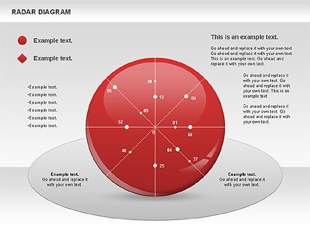 Radar-Linear-Diagramm, Folie 4, 00733, Business Modelle — PoweredTemplate.com