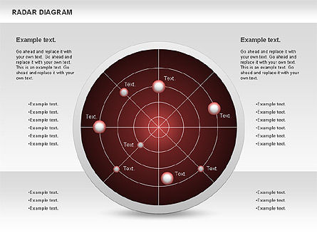 Radar-Linear-Diagramm, Folie 6, 00733, Business Modelle — PoweredTemplate.com