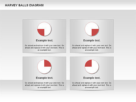 Harvey Balls Diagram, PowerPoint Template, 00735, Tables — PoweredTemplate.com