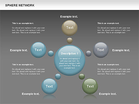 Sphere Netzwerk, Folie 13, 00736, Business Modelle — PoweredTemplate.com