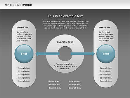 Red Esfera, Diapositiva 14, 00736, Modelos de negocios — PoweredTemplate.com
